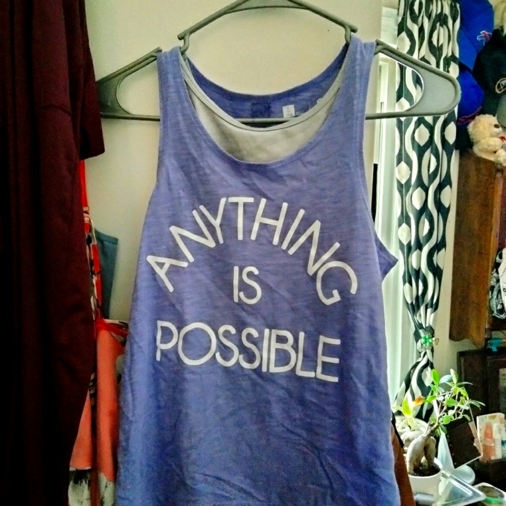 Built in bra tank top